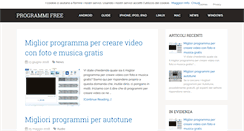 Desktop Screenshot of miglioriprogrammi.com