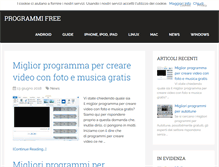 Tablet Screenshot of miglioriprogrammi.com